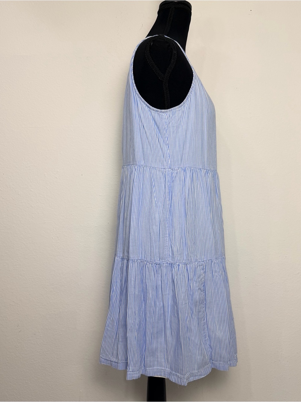 Old Navy Blue and White Striped Sundress - Picture 3 of 7